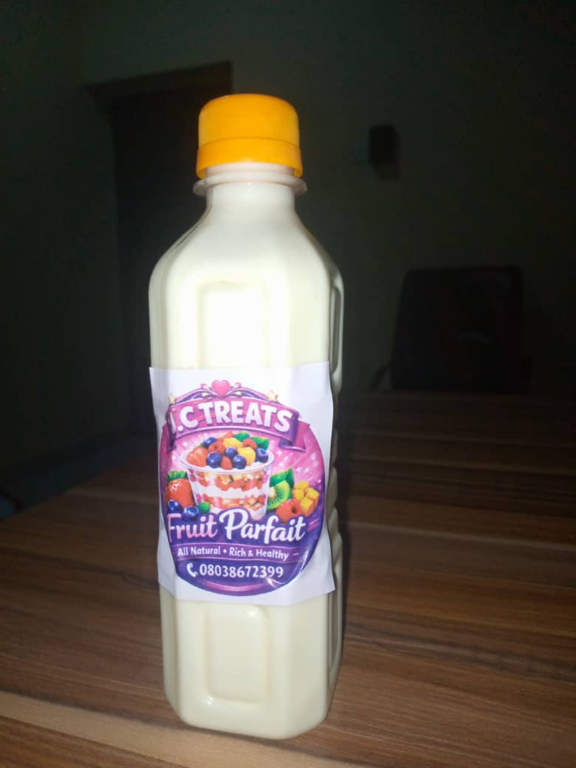 JC Treats fruit parfait cups